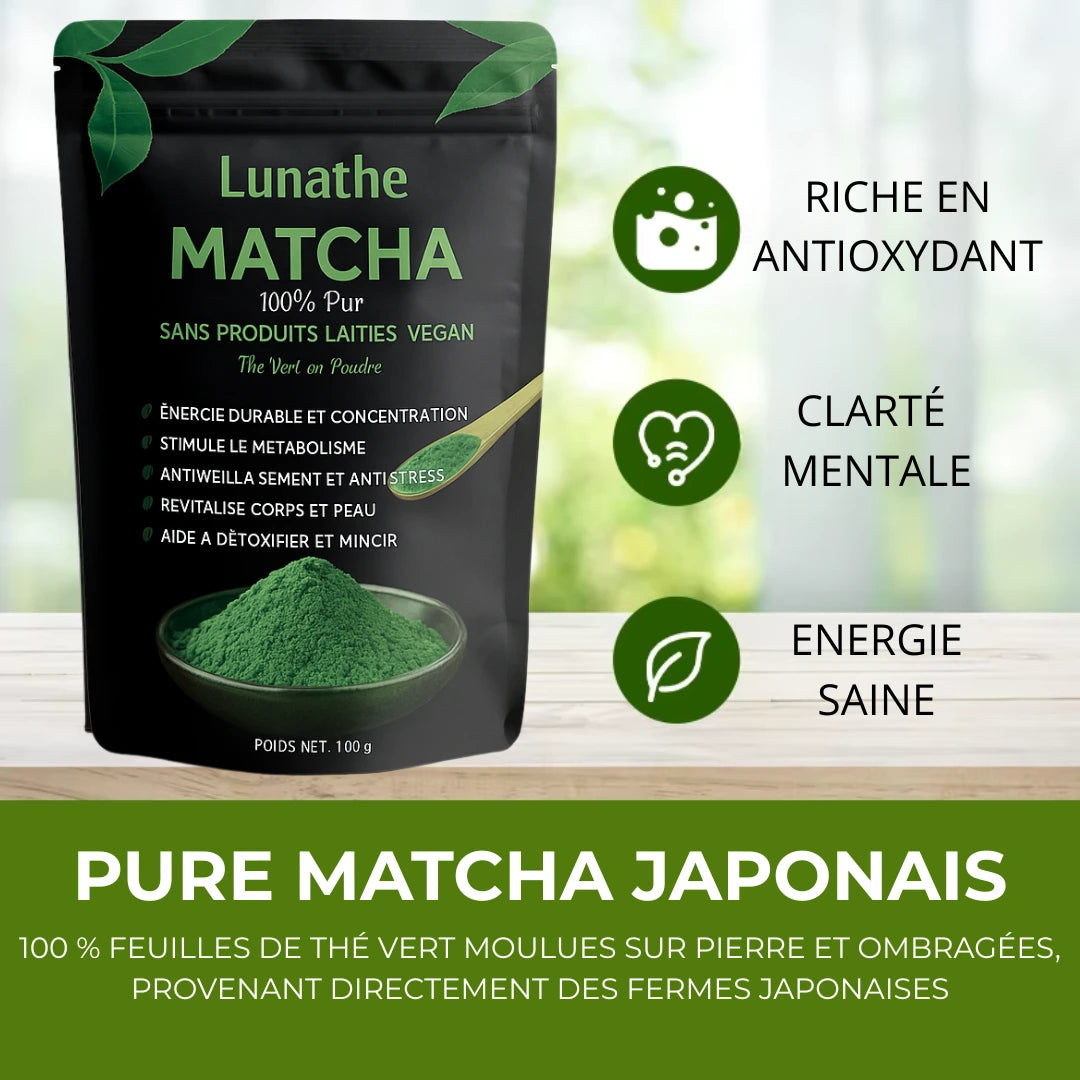 Les bienfaits d'un matcha riche en antioxydant apportant une clarté mentale pour une énergie saine